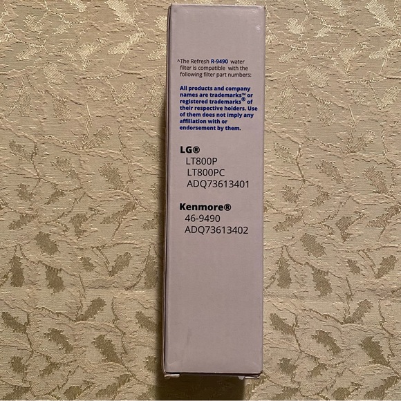 Refresh Refrigerator Water Filter Replacement Filter R-9490 - Picture 3 of 4